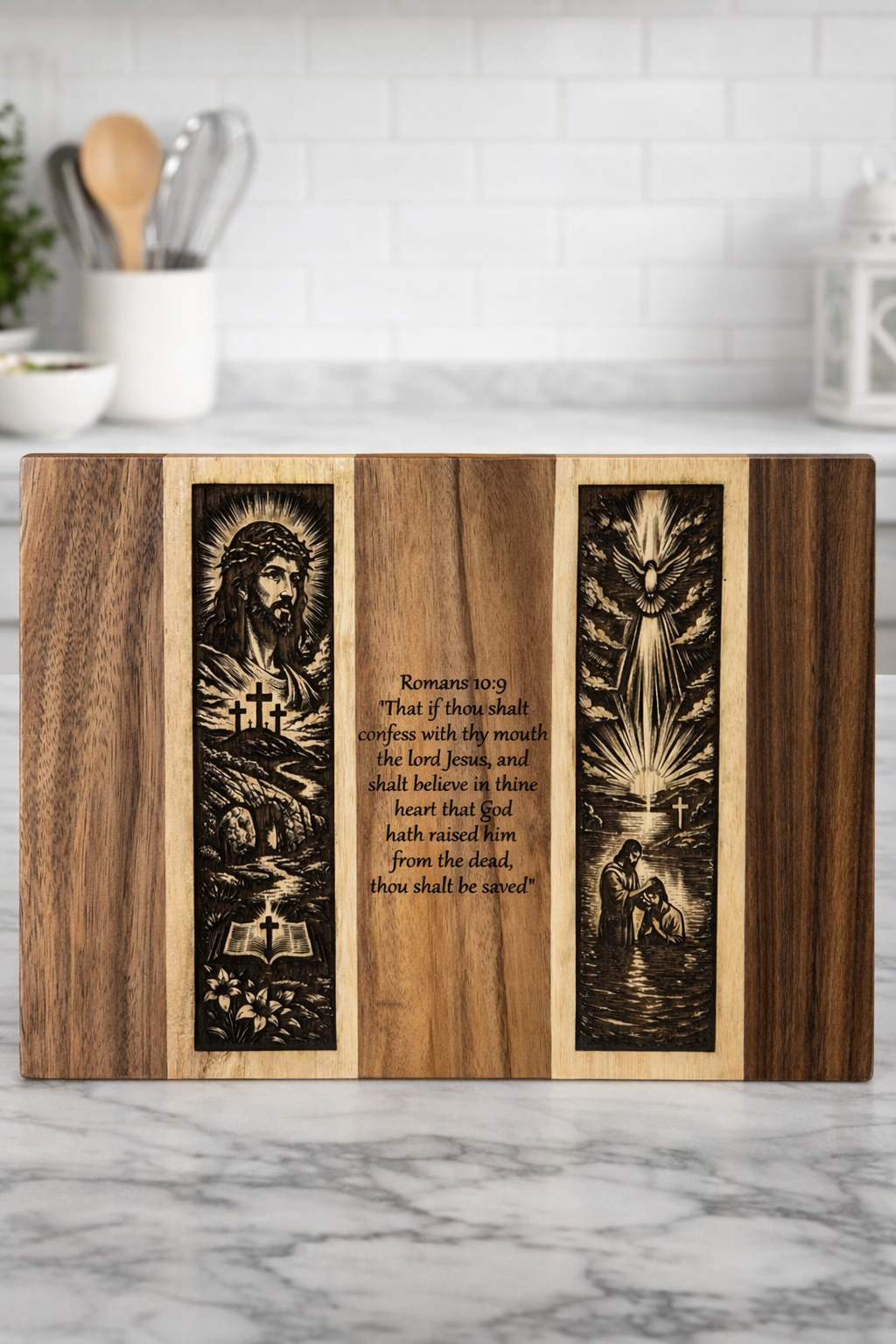 Beautiful 14x10 acacia wood serving tray