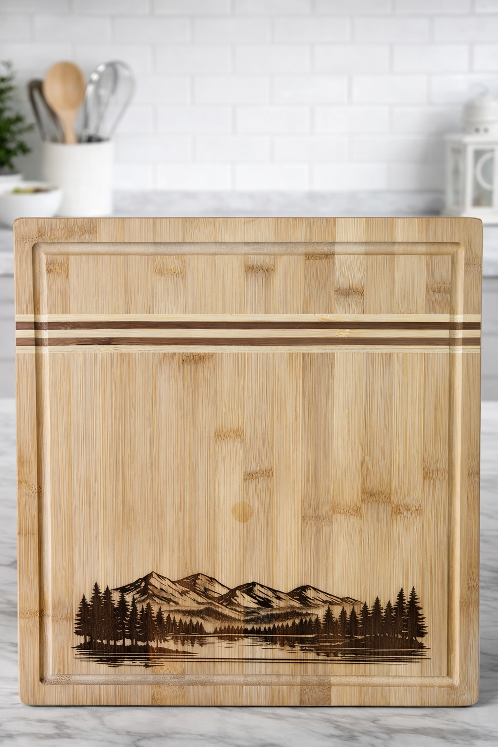 16x12 custom bamboo cutting board