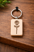 Pacific Northwest engraved wood key chains